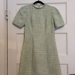 Light Green Tweed Dress